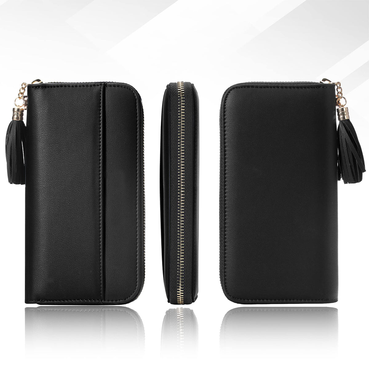 Borse Collection - Elegant Saffiano Leather Wallet with Versatile Features