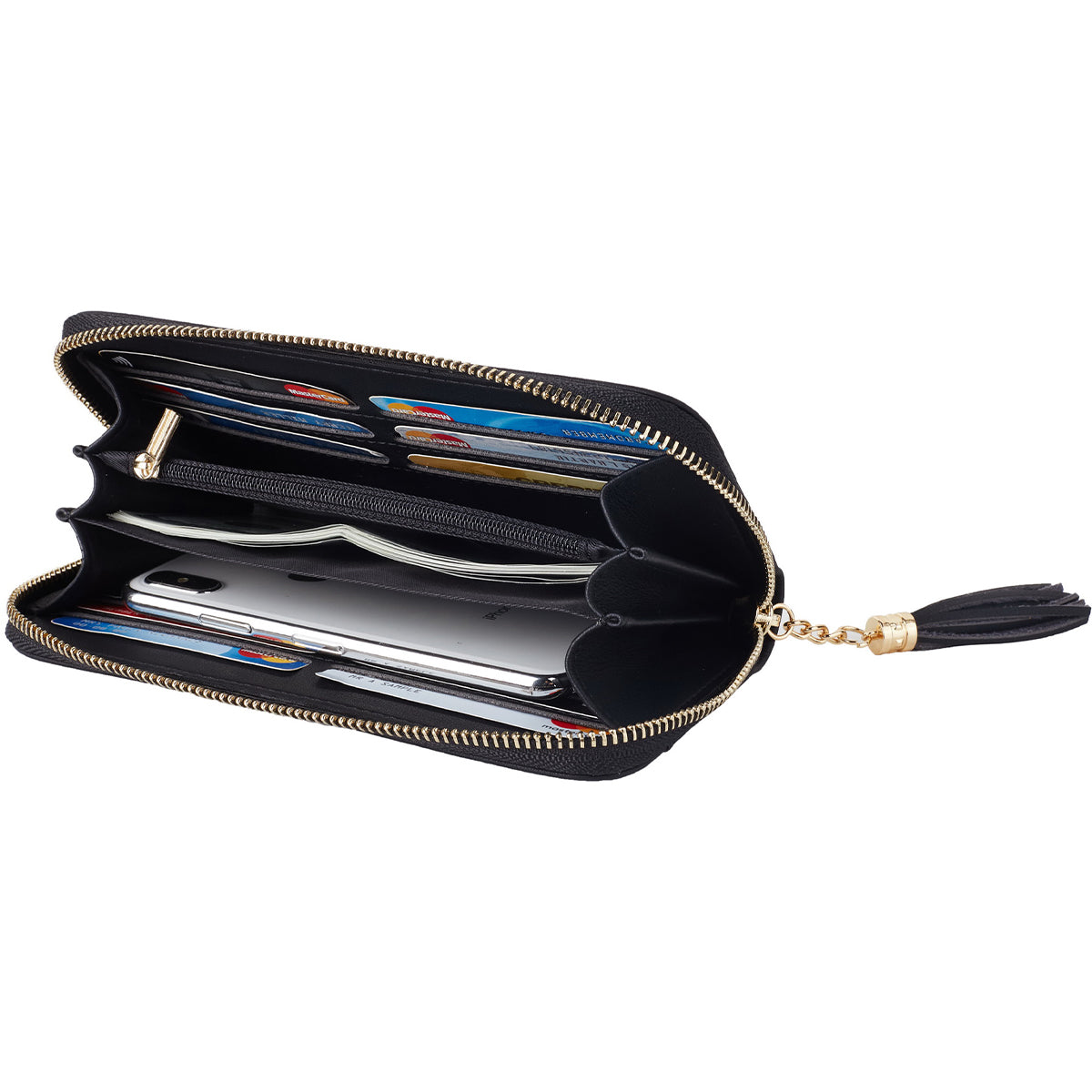 Borse Collection - Elegant Saffiano Leather Wallet with Versatile Features