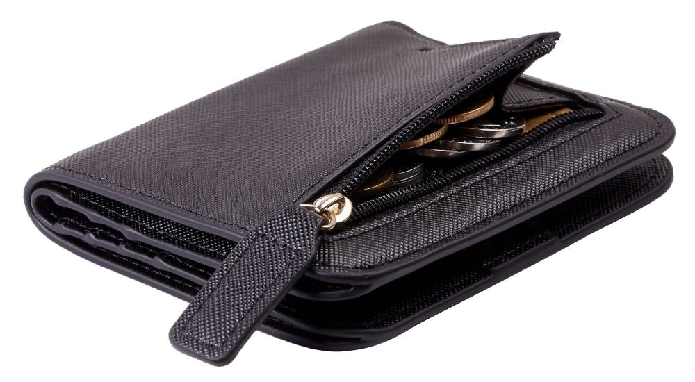 Borse Collection - Stylish and Compact Saffiano Leather Women's Wallet